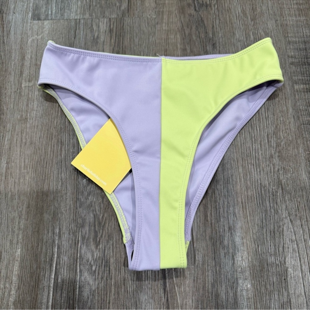 Charlie Holiday Romi Mid Rise Brief Bikini Bottom Multi - Picture 4 of 7